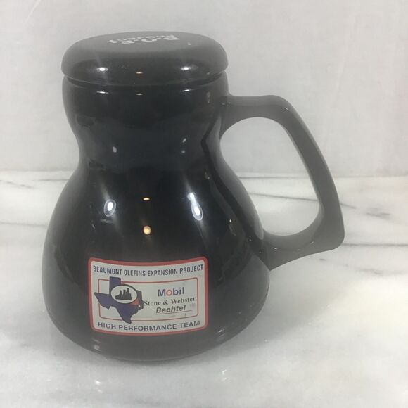 Vintage Beaumont Olefins Expansion Project Insulated Travel Mug Mobil Bechtel